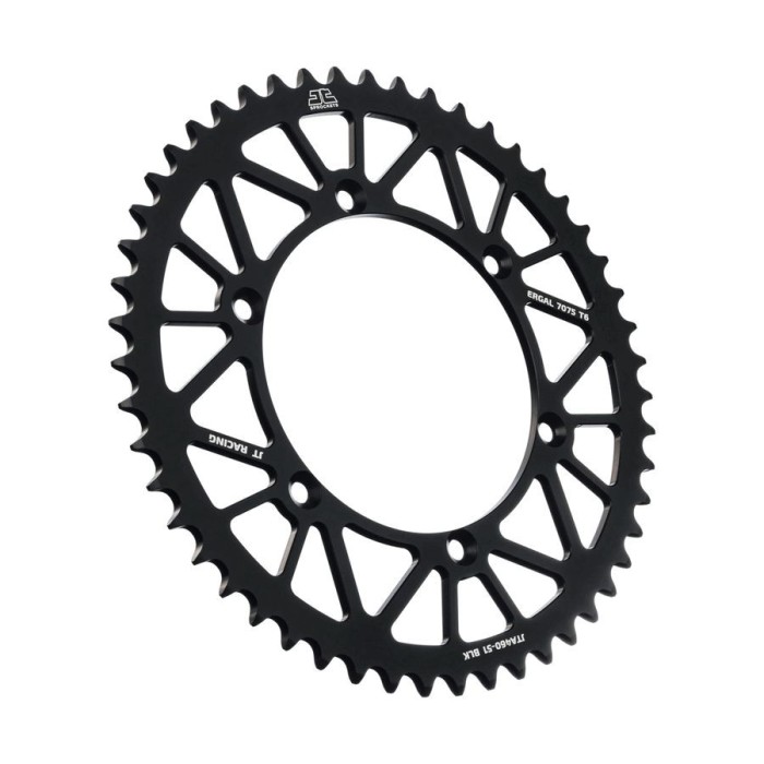 MBS Pinion spate Aluminiu JT Kawasaki 520 Z51, negru, Cod Produs: JTA46051BLK