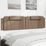 Perna pentru tablie pat, cappuccino, 200 cm, piele artificiala GartenMobel Dekor, vidaXL
