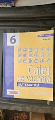 MATEMATICA CLASA A VI A CAIET DE VACANTA , SUPORT TEORETIC EXERCITII SI PROBLEME APLICATIVE MARIA ZAHARIA , EDITURA PARALELA 45 EDUCATIONAL