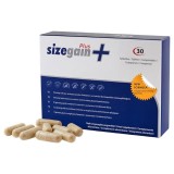 Capsule SIZEGAIN Plus, pentru potență și mărirea penisului &icirc;n lungime și grosime, 30 buc