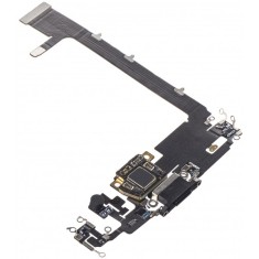 Banda cu Conector Incarcare - Microfon Apple iPhone 11 Pro Max, Negru foto