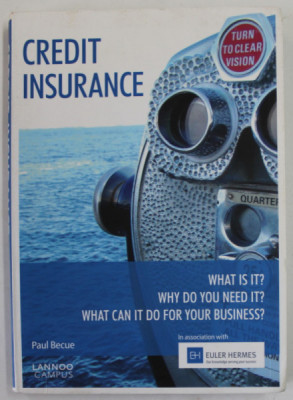 CREDIT INSURANCE , WHAT IS IT? WHY DO YOU NEED IT? WHAT CAN IT DO FOR YOUR BUSINESS? by PAUL BECUE , 2013 , PREZINTA INSEMNARI CU CREIONUL foto
