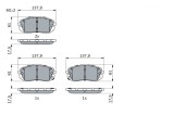 BOSCH 0 986 494 905 set placute frana,frana disc