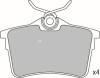 Set placute frana,frana disc PEUGEOT PARTNER (2008 - 2016) KRIEGER 0950006358