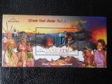 Vanuatu-Posta de pe vulcan-bloc ,nestampilat