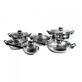 Set oale Inox 12 piese otel inoxidabil Zilan ZLN4038