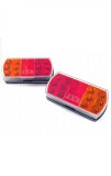 Set 2 lampi stop cu led 12v-24v