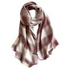 Esarfa calduroasa casual in carouri