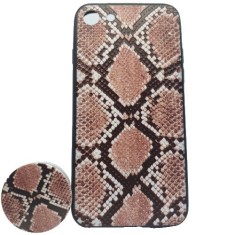 Husa apple iphone 7 plus/8 plus multicolor model sarpe 2 + popsocket inclus