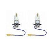 Set 2 Becuri Far H3 12V 55W SCT, Lumina Alba, Tip Soclu PK22S, Bec Auto Halogen
