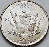 25 cents / quarter 2002 USA, Tennesse, unc, litera P