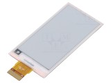 Afisaj E-Paper Waveshare 2.66 inch, Rezolutie 296x152, Interfata SPI, Negru-Alb EPD