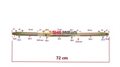 Ax spate ATV 107 / 110 / 125 cm3 (model 2)