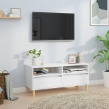 VidaXL Comodă TV, alb, 100x34,5x44,5 cm, lemn prelucrat