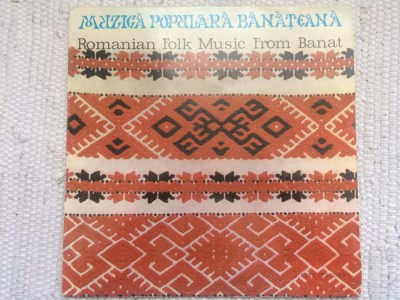 muzica populara banateana romanian folk music from banat disc vinyl EPE 0403 VG foto