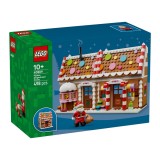 LEGO Casa festiva din turta dulce, set de constructie 498 piese, 10+ ani