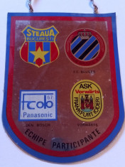 Fanion fotbal Cupa Steaua Bucuresti (04-05.08.1987) starea care se vede foto