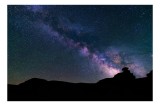 Tablou Canvas Peisaj Nocturn Calea Lactee Impresiune Cosmică, 39 x 26 cm, CMCLASS