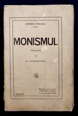 Monismul - Ernest Haeckel foto