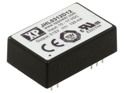 Convertor DC/DC 3W 12V/-12V, THT foto
