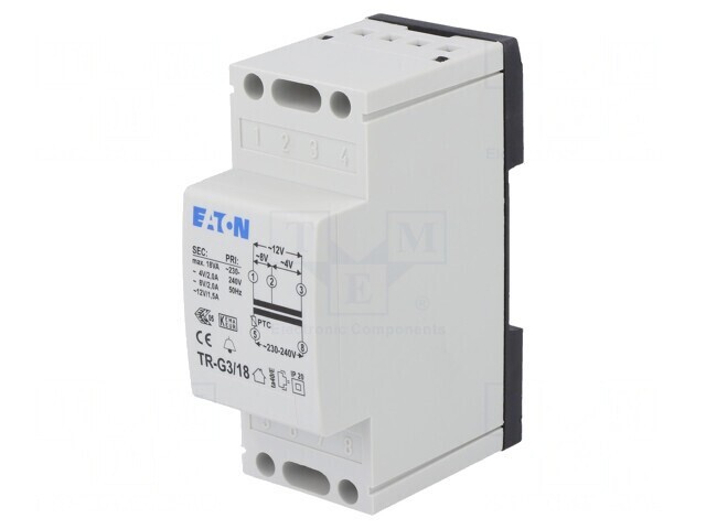 Transformator pentru Sonerie 18VA 230V 4V 8V 12V IP20