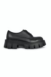 Altercore pantofi DEIDRA VEGAN BLACK PATENT femei, culoarea negru, cu platformă