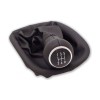 Nuca Schimbator VW Passat B5 3BG (1996-2005) 5+R Viteze, Piele Ecologica, Inel Negru Curbat, Diametru 13mm