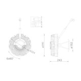 Mahle Cupla, ventilator radiator Behr *** Premium Line ***