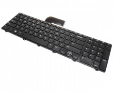 Tastatura laptop Dell Inspiron 17R N7110 neagra layout US cu iluminare foto