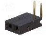 Conector 2 pini, seria {{Serie conector}}, pas pini 2.54mm, CONNFLY - DS1024-1*2R2 foto