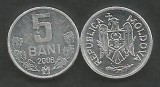 MOLDOVA 5 BANI 2006 [01] XF ++, Europa, Aluminiu