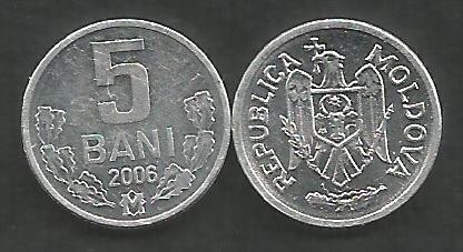 MOLDOVA 5 BANI 2006 [01] XF ++