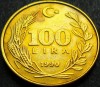 Moneda 100 LIRE - TURCIA, anul 1990 * cod 1145 A, Europa