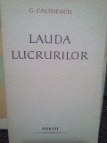 G. Calinescu - Lauda lucrurilor (Editia: 1963)