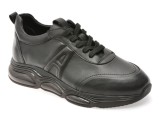 Cumpara ieftin Pantofi sport GRYXX negri, S2050, din piele naturala