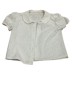Camasuta alba pentru fetite cu maneca scurta , marimea 4-5 ani