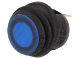 Rocker Switch ON-OFF 10A 250VAC Blue IP65