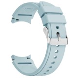 Curea silicon, compatibila Samsung Galaxy Watch 4 Classic, 46mm, VD Very Dream&reg;, Quick Release, Light Blue