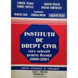 Gheorghe Beleiu - Institutii de drept civil (Editia: 2000)