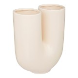 Cumpara ieftin Vaza ceramica Dorta, Pako World, Crem, 21x11x25 cm
