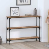 vidaXL Masă de consolă Lemn vechi 100 x 22.5 x 75 cm Lemn compozit