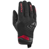 Manusi barbati pentru scuter - motocicleta Roadster vara textil/piele Ixon model MIG 2 MS culoare: negru/rosu &ndash; degete tactile XL (10/11)
