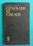 Mircea Martin &ndash; Generatie si creatie ( debut cu dedicatie si autograf )