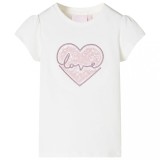 Tricou pentru copii ecru 116