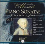 Wolfgang Amadeus Mozart / Kl&aacute;ra W&uuml;rtz - Piano Sonatas Vol. 1, CD