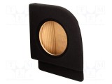 Carcasă difuzor MDF neagră 250mm BASSER