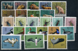 Polonia 1961.64,65 Fauna,Animale salbatice,Insecte,Pasari,3 seri nestampilate, Nestampilat