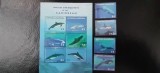 Antigua si Barbuda-Fauna,fauna marina,delfini,balene-serie completa ,nestampilate MNH (C1), Nestampilat