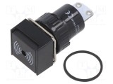 Semnalizator acustic ONPOW 75dB IP40 &Oslash;16mm max. 6mm 24VDC fără iluminare