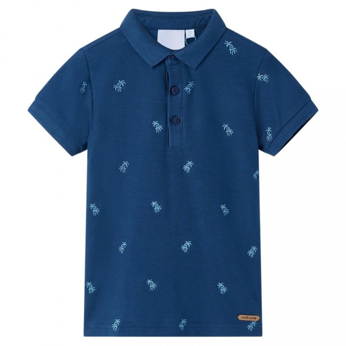 Tricou polo pentru copii, albastru &icirc;nchis, 128